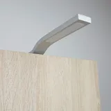 kalb Material für Möbel LED Aufbauleuchte Schrankleuchte Schrankbeleuchtung Vitrinenbeleuchtung Bad SET, Auswahl:1er SET, Lichtfarbe:warmweiß, Oberfläche:alu eloxiert