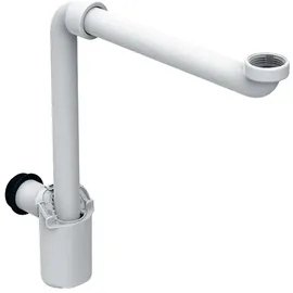 Geberit Tauchrohrsiphon G 1 1/4, 32mm, Raumsp., f WT, Abg h, we