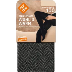 NUR DIE Damen Strumpfhose Wohlig -Warm 100 DEN
