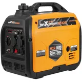 maXpeedingrods 3500W Inverter Stromerzeuger, Leicht und Mobil Benzin Notstromaggregat Stromgenerator, ECO-Modus mit 2x 230V / 2x USB / 1x 12V DC Steckdosen für RV Camping Festivals, Reise