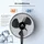 AERSON 40 cm Standventilator Schwarz