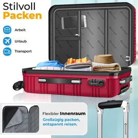 Kesser Koffer-Set 3-tlg. rot/abs