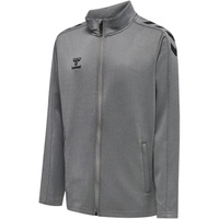 Hummel Core XK Poly Zip Sweat - Grey Melange