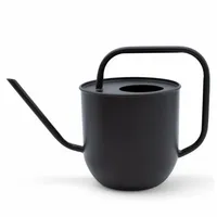 Spetebo Gießkanne Metall schwarz matt 1,8 l