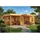 Alpholz Gartenhaus 5-Eck Pepe 4,22 x 2,76 m Braun