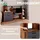 byLIVING Schreibtisch Louis Old-Wood-Optik / Braun
