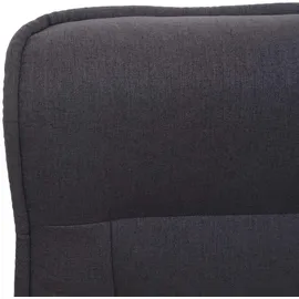 Mendler Relaxliege ARLES II, Relaxsessel Massagesessel, MIT Massage Stoff/Textil - dunkelgrau