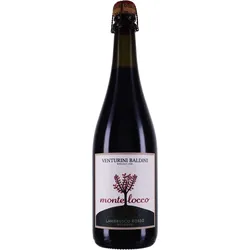 Venturini Baldini Montelocco Rosso Emilia Lambrusco Frizzante Semisecco - Rotwein / halbtrocken - Italien / Emilia-Romagna - Lambrusco Salamino / Venturini Baldini