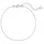 Hey Happiness Fußkette Kugelkette Edelstahl in Silber - (L) 21 cm | Gr.: onesize