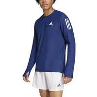 Adidas Own The Run Longsleeve, Herren Langarm-T-Shirt, Dark Blue, IM5412