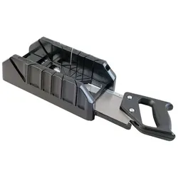 Gehrungslade PVC 350mm, mit Rückensäge
