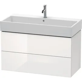 Duravit L-Cube 98,4x 45,9cm, bg ma, 2 Schub., wandhängend
