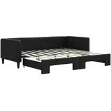vidaXL Tagesbett 90 x 190 cm Schwarz