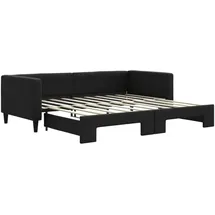 vidaXL Tagesbett 90 x 190 cm Schwarz
