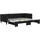 vidaXL Tagesbett 90 x 190 cm Schwarz