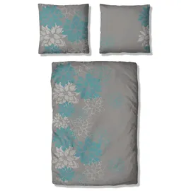 OTTO home Susan Blumen Blau 155 x 220 cm + 80 x 80 cm