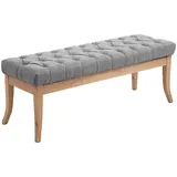 CLP Sitzbank Ramses Antik-Hell Grau 120 x 46 x 38 cm