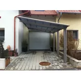 ETS Dienstleistungs und Handels GmbH alt/neu 88424 EB Ximax Carport »Linea«, Typ 110 555,8 x 272,6 cm-Edelstahl-Look