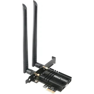 Ziyituod WLAN Karte PCIe WiFi 6 Bluetooth 5.2, Intel WiFi 6 AX200, Bis zu 3000Mbit/s PCIe WiFi 6 Karte, 5G/2.4G WLAN Netzwerkkart für PC Windows 11/10(64bit)