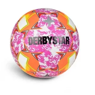 derbystar Kinder Fussball Stratos S-Light v24 Pink Orange Weiss 4