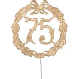 DEMMLER Geburtstagszahlen 1230-750192 75 Ø 13cm