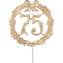 DEMMLER Geburtstagszahlen 1230-750192 75 Ø 13cm