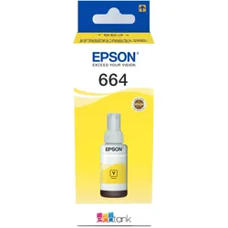 Epson 664 EcoTank-Tintenflasche Gelb 70 ml Für Kompatibilität, siehe Artikel-Beschreibung
