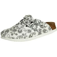 Birkenstock Kay SL Paisley Black/White Schmale Weite Gr. 39