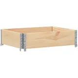 vidaXL Pflanzkasten 80 x 60 cm Braun
