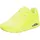 SKECHERS Uno Night Shades neon yellow durabuck 36