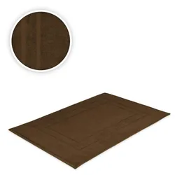 EXKLUSIV HEIMTEXTIL Badvorleger 50 x 80 cm 700g/m2 Schokobraun Hohe Qualität
