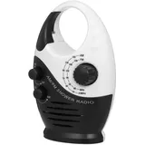 Niktule Outdoor-Radio wasserdicht - Wasserdichtes AM-FM-Radio,Tragbares Radio, Leichter -Lautsprecher für Dusche, Badezimmer, Outdoor,