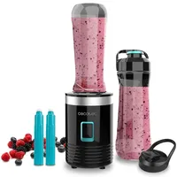 Cecotec Tragbarer Einzelstandmixer Power Titanium 300 EasyGo. 350W, zerkleinert