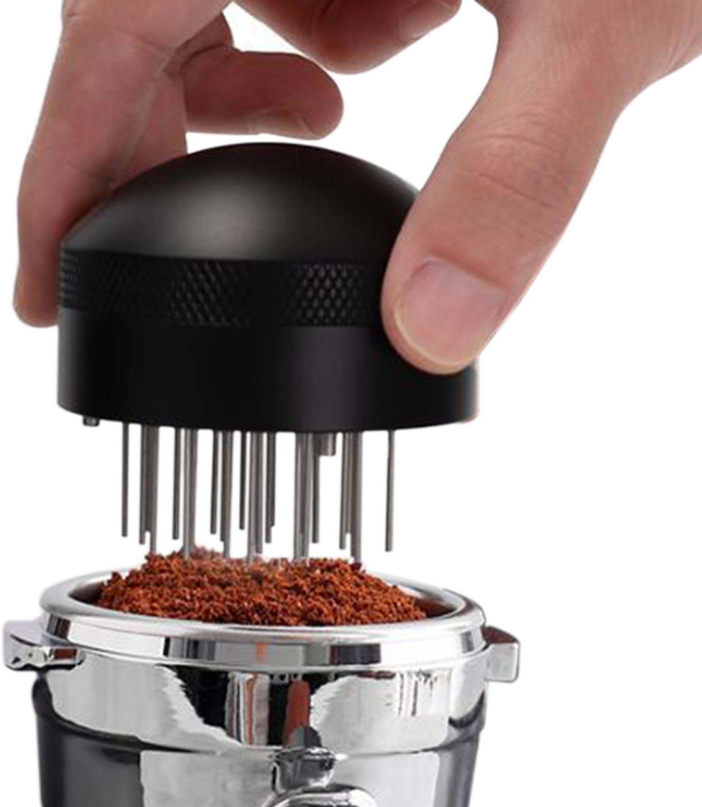 Kaffeeverteiler Nadel, 51/53/58mm Espresso Leveler Werkzeug für Kaffee Portafilter Vor dem Stampfen, Handkaffee Rührer Tamper Nadel für Home Coffee Shop