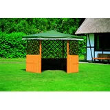 Promadino Marburg Gartenpavillon 3,09 x 3,09 m braun