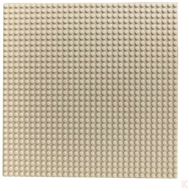 Klemos KL-20009 Klemmbaustein Grundplatte 32x32 Sand / Beige (25cmx25cm)