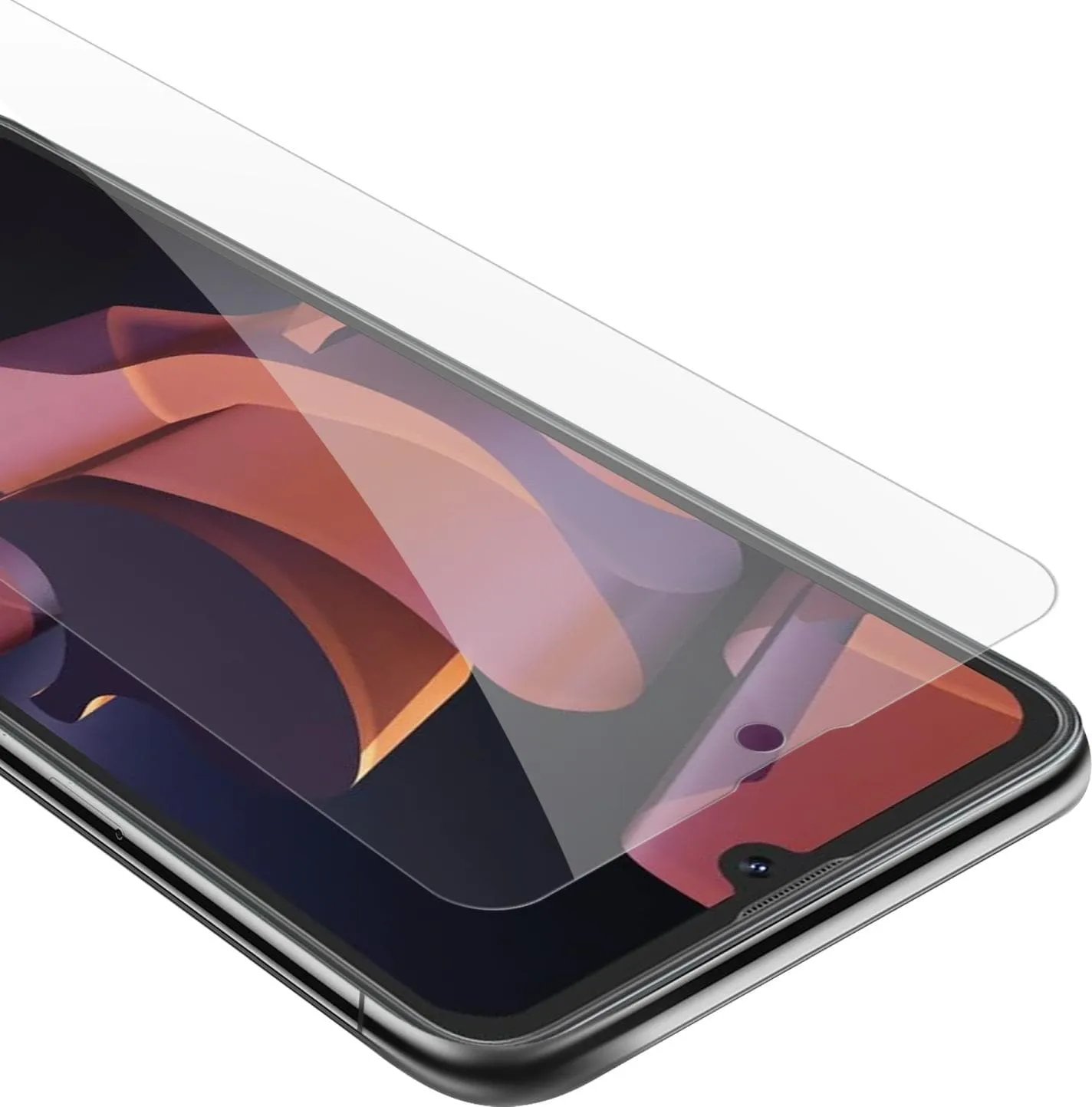 Cadorabo Tempered Schutzglas für Blackview A50 4G (Galaxy A50), Smartphone Schutzfolie