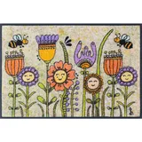 Wash+Dry Friendly Flowers 50 x 75 cm Mehrfarbig
