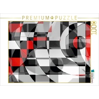 Calvendo Schwarz weiß trifft rot Version 1 Puzzle