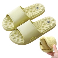 Reflexzonen-Fußmassagegerät-Sandalen - Durchblutungspantoffeln Sandalen Reflexzonenmassage Akupressur Sandalen | Akupunkt-Stimulations-Massage-Hausschuhe für Damen Pologmase