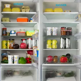 Intirilife Aufbewahrungsbox 24,8 x 14,1 x 6,5 cm 6-tlg. transparent