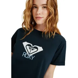 Roxy T-Shirt Ocean Road Art Schwarz 42