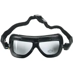 Booster Flying Tiger Motorradbrille, schwarz für Männer