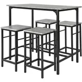 SoBuy Bartisch 100 x 60 x 87 cm Grau