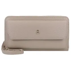 AIGNER Clutch Geldbörse Leder 20 cm  beige