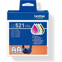 Brother LC-521VAL - 4-farbig - Druckerpatrone - Multipack