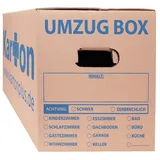 5x Umzugskarton Größe 620 x 300 x 330 mm doppelter Boden Umzugskiste Umzug Karton Ordnerkarton