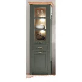 furn.design Vitrine Norwich 68 x 45 x 207 cm Grün