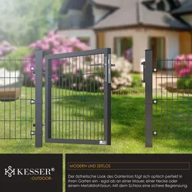 Kesser Gartentor Premium 80 x 106 cm Anthrazit