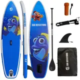 SUP-Board Sun Reflections Kids SUP 8'2 aufblasbar Kinder Board Paddel Set